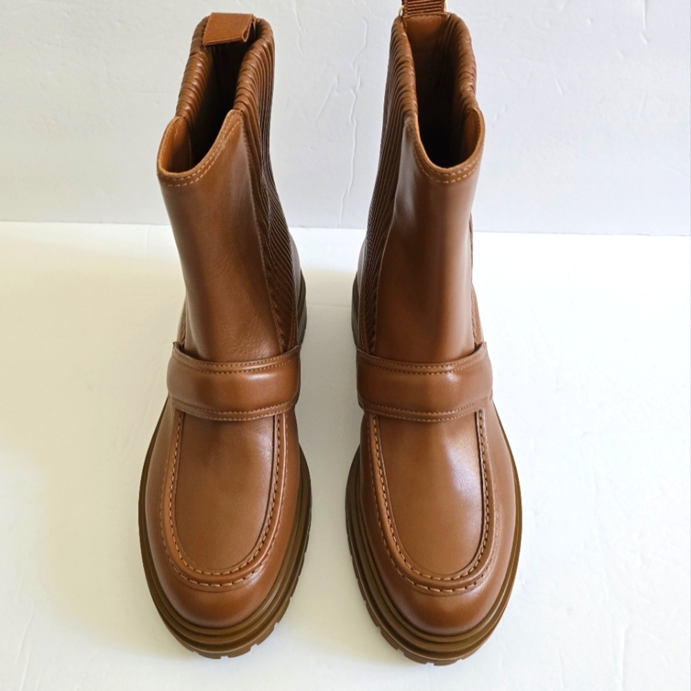 Gianvito Rossi Leather Ankle Boots Brown Size 39.5
